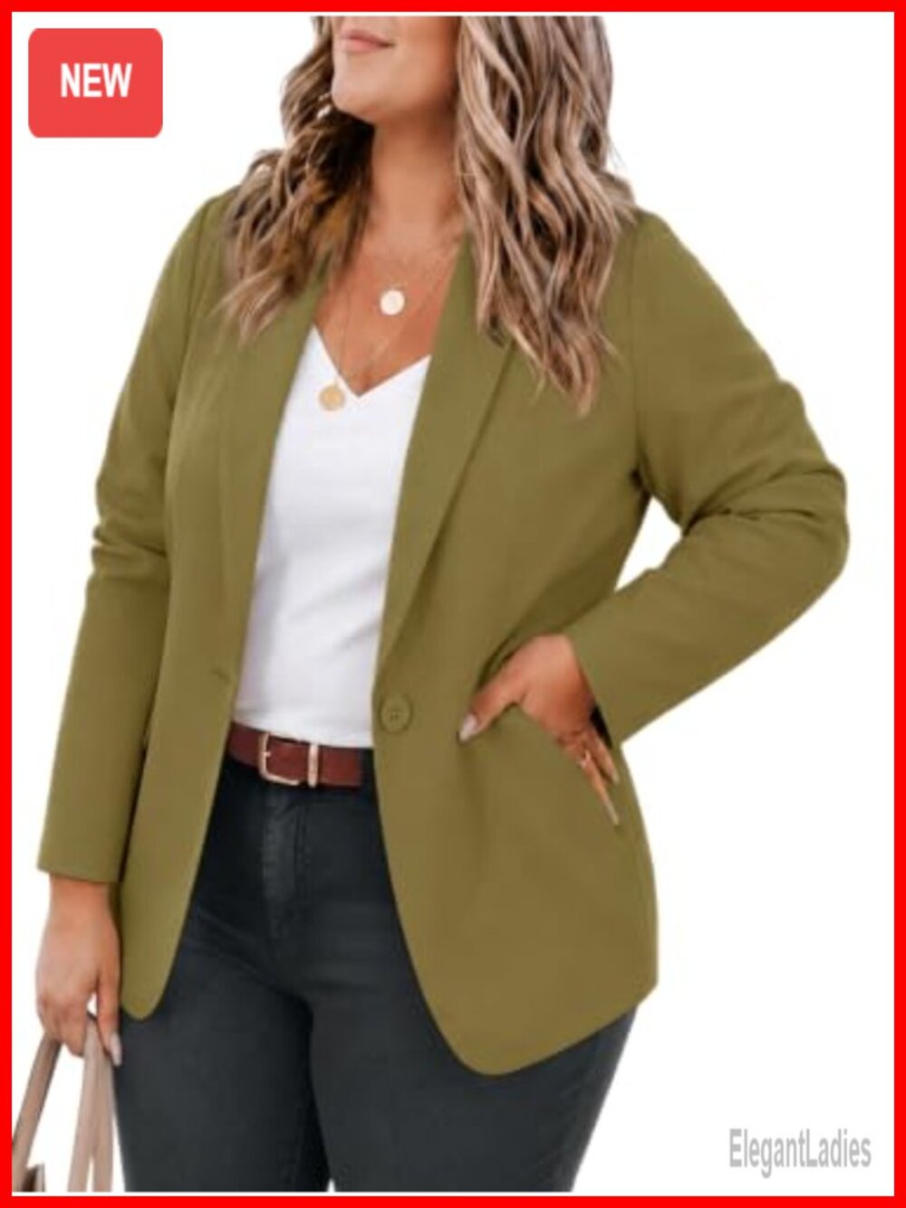 Plus Size Casual Blazer Lapel Long Sleeve Suit Jacket